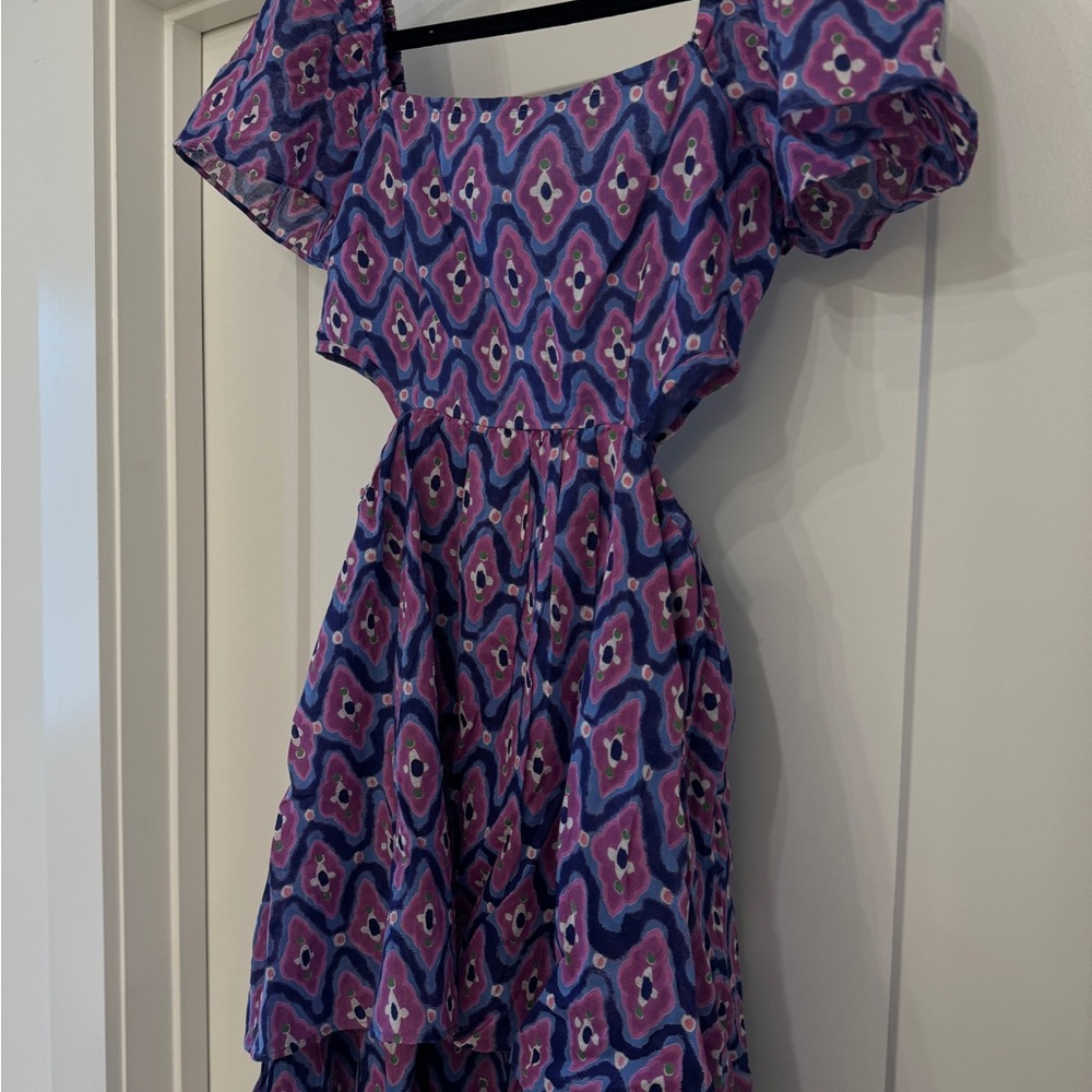Colorful Geometric Patterned Dress - Picture 3 of 3